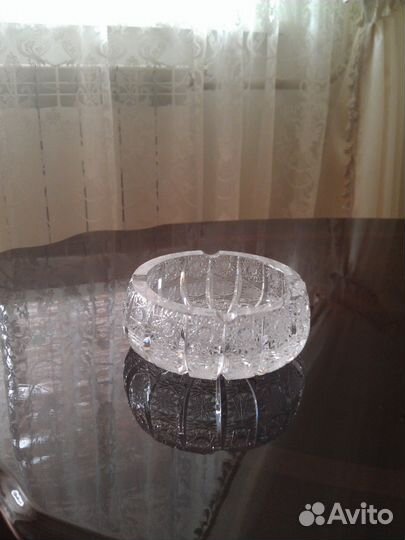 Пепельница, хрусталь, Чехия