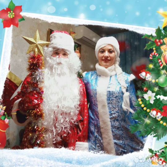Дед мороз и снегурочка на дом