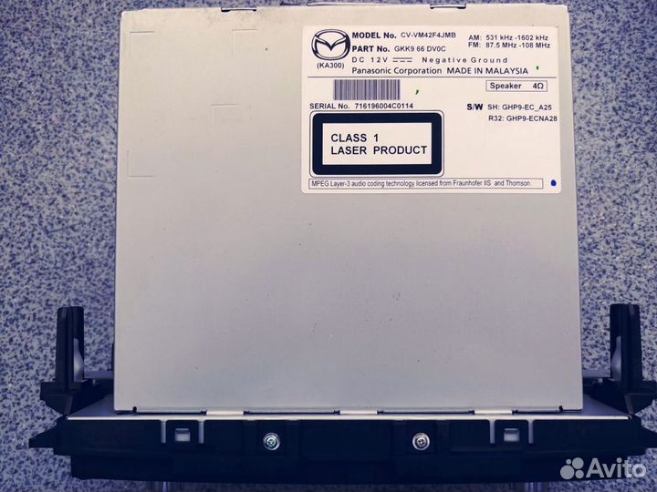 Mazda CX-5 2011-2015г Штатное Головное Устройство