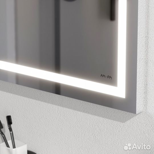 Зеркало AM.PM с LED-подсветкой m91amox1001wg Хром