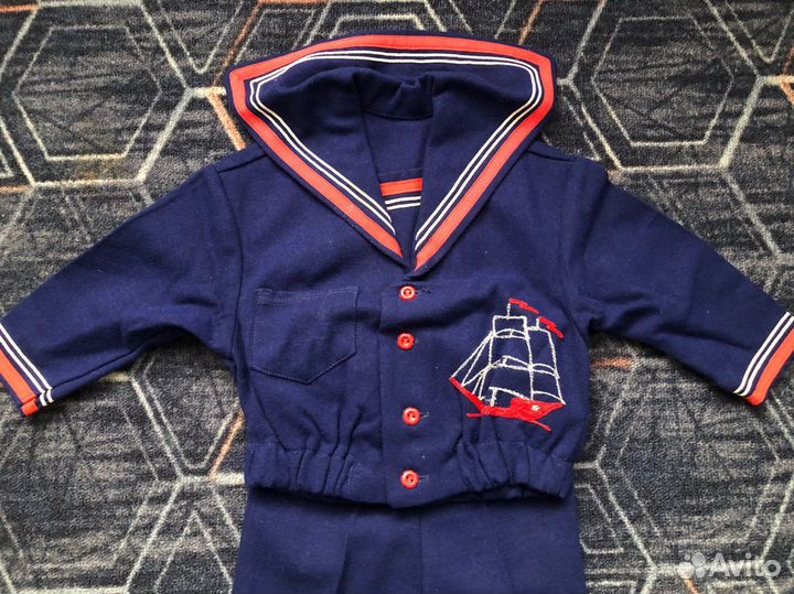 Костюм «морячок» СССР 80-86 размер