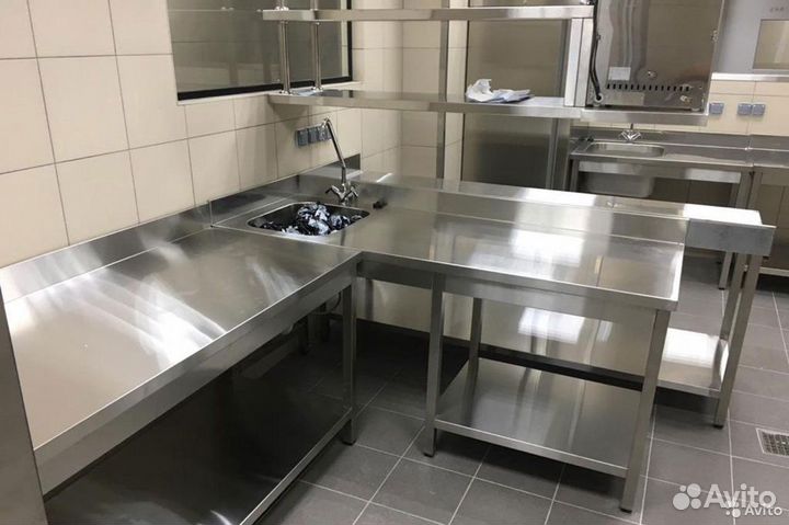 Стол производственный закрытый бу нерж