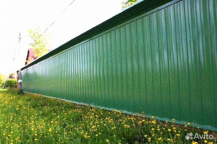 Забор из профлиста