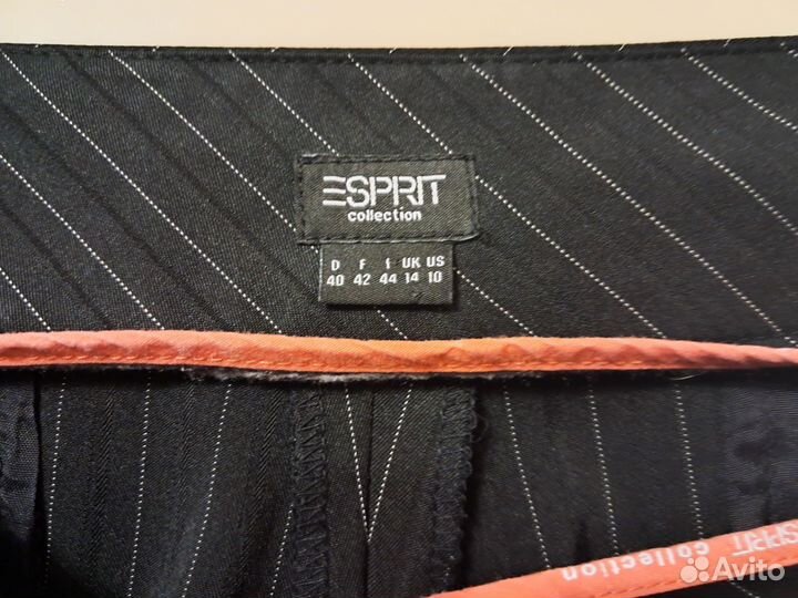 Брюки прямые классические со стрелками Esprit