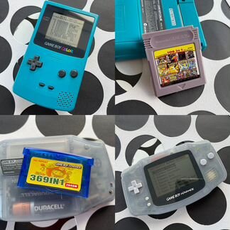 Картриджи Game Boy 108в1 369в1 сборники