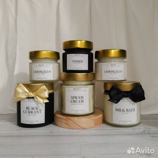 Ароматические свечи ручной работы