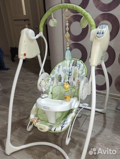 Электрокачели-шезлонг Graco Swing 2 в 1