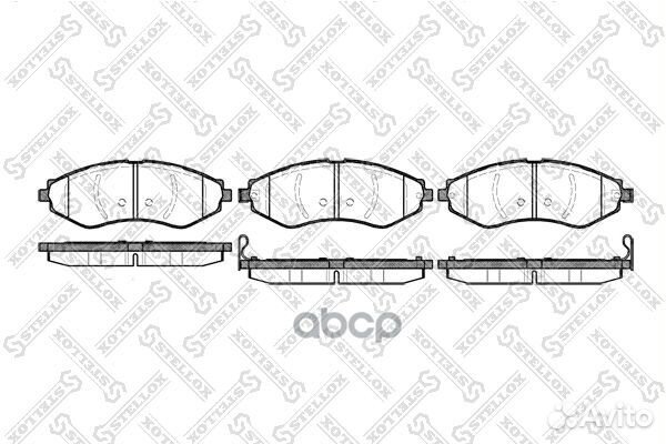 Колодки дисковые п. Daewoo Nubira/Evanda, Chevr