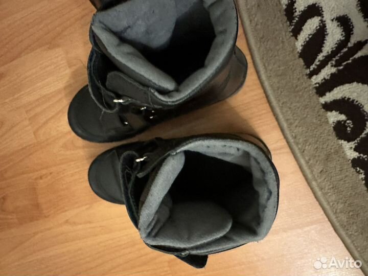 Ботинки стабилизирующие кожа на флисе