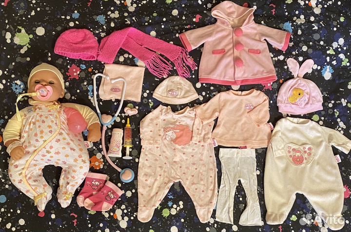 Кукла Анабель (Baby born) и коляска оригинал