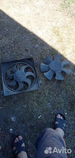 Вентилятор охлаждения кия