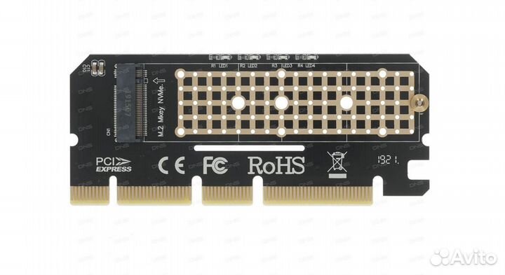 Пк Адаптер orient C299E PCI-E x16, M.2 (M key)