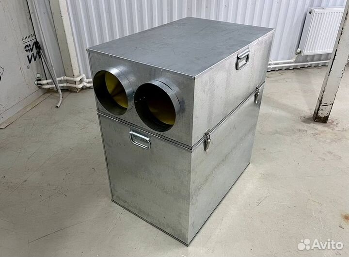 Шумбокс оцинкованный двойной