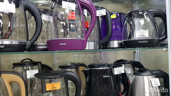 Чайник Delta Гжель керамика, 2.0л, 2000Вт