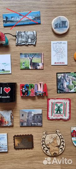 Магниты на холодильник из разных стран