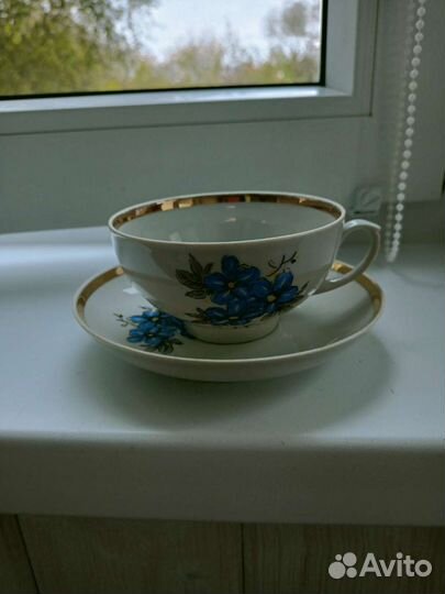 Чайная пара фарфор
