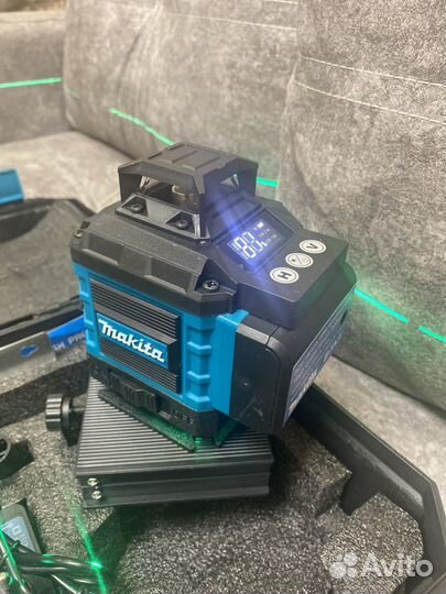 Лазерный уровень makita 4D нивелир 16 линий