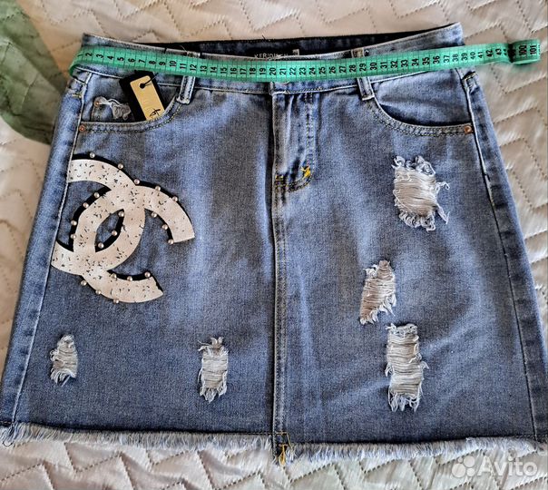 Юбка джинсовая