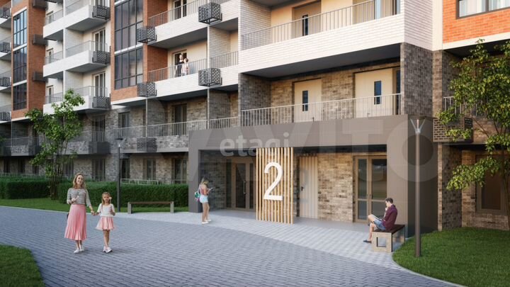 Квартира-студия, 23,6 м², 15/17 эт.