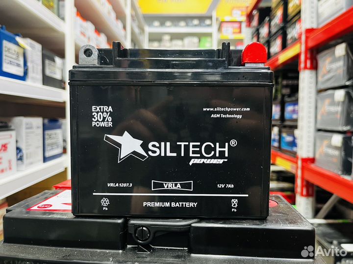 Мото Аккумулятор siltech vrla 1207.3