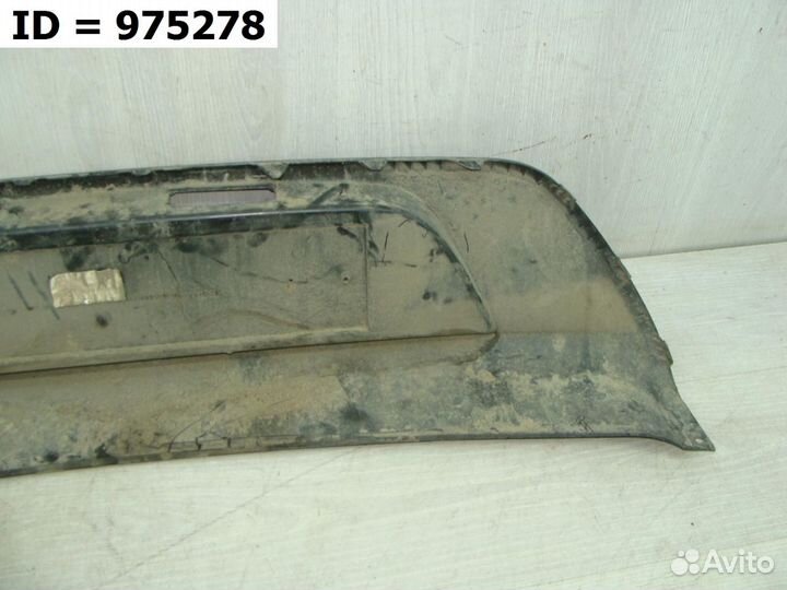 Накладка заднего бампера Kia Rio