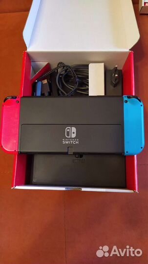 Switch oled прошитый 128+64гб