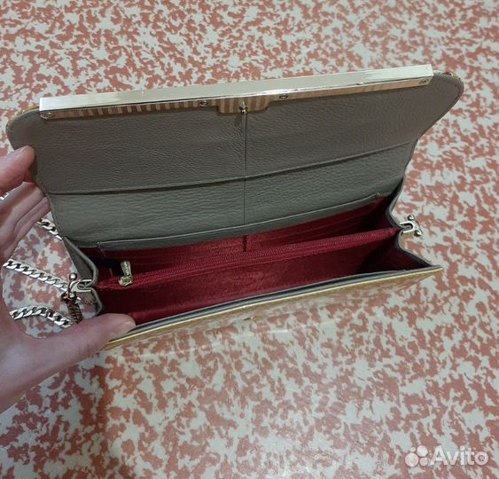 Клатч нат. кожа. Новый