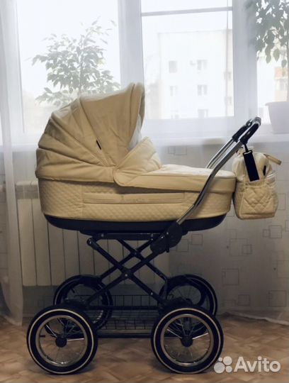 Коляска 2 в 1 эко кожа