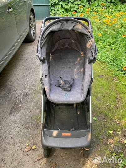 Коляска Stokke scoot c прогулочным модулем