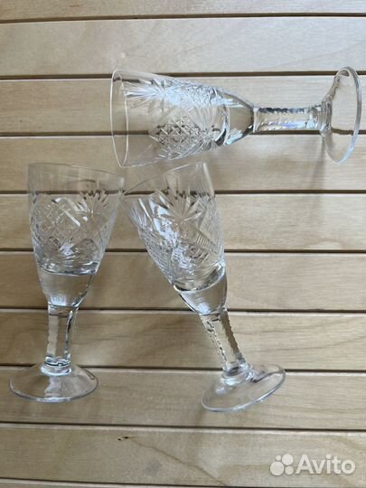 Хрустальные рюмки СССР