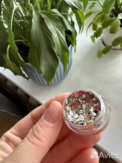 Шиммер, глиттер, блестки на лицо, тело