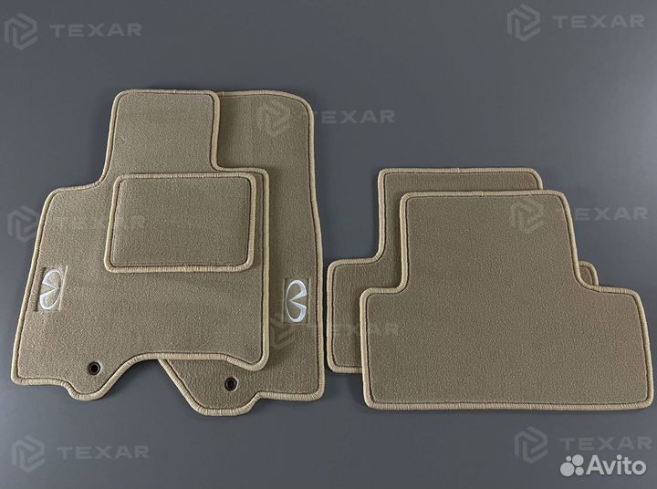 Коврики на Infiniti QX50 велюровые