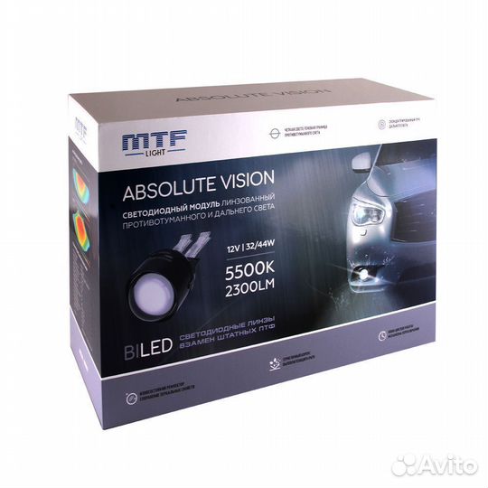 Птф LED линзы MTF Light absolute vision lexus