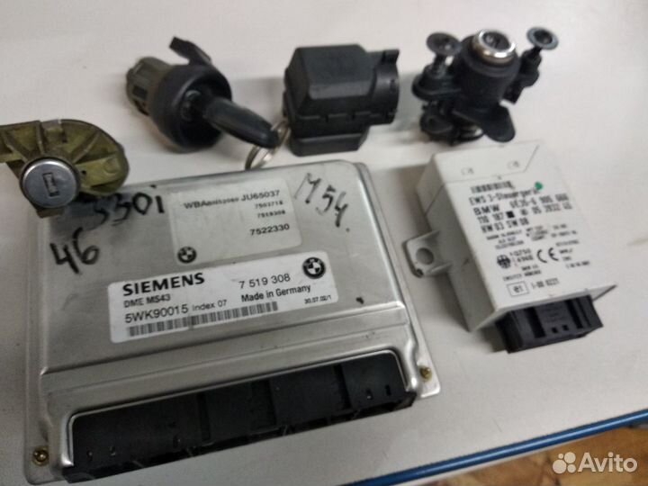 Комплект замков с эбу бмв Е46 330i