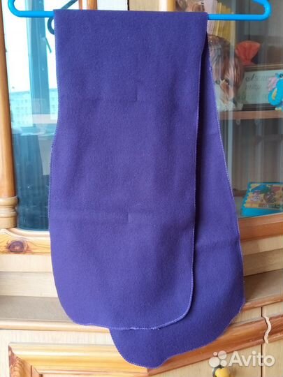 Новый сиреневый утепленный шарф