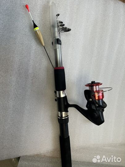 Готовая удочка для рыбалки. Компактная