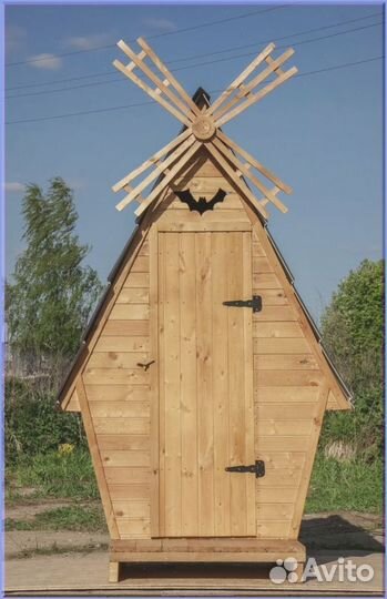 Уличный туалет домик с установкой ябе 416
