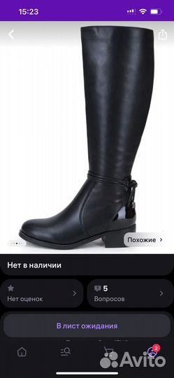 Сапоги демисезонные