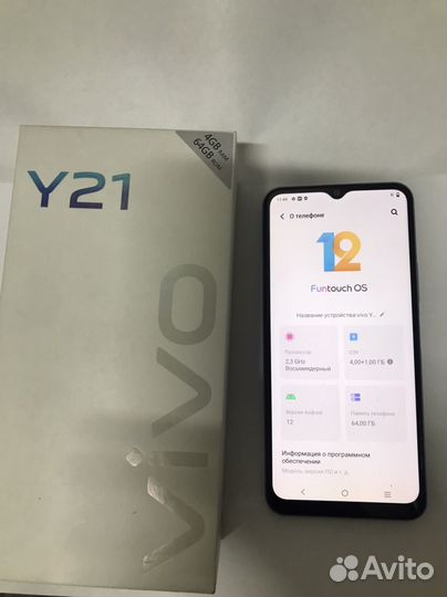 vivo Y21, 4/64 ГБ