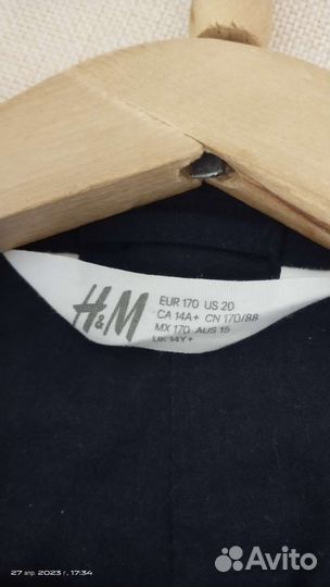 Костюм (школьная форма) H&M синий для мальчика 170