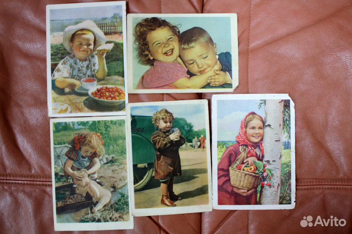 Пять открыток. 50-е