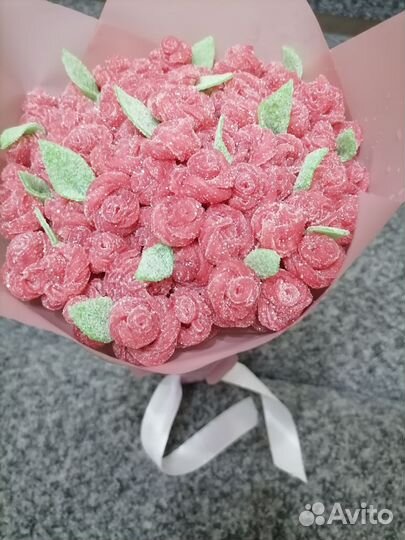 Съедобные букет из мармелада