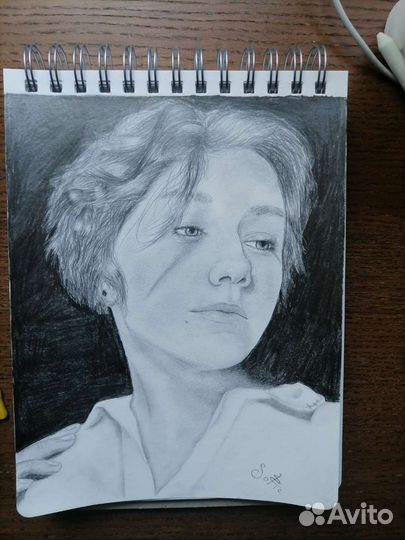 Портрет карандашом по фото