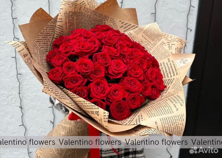 101 Роза доставка цветы