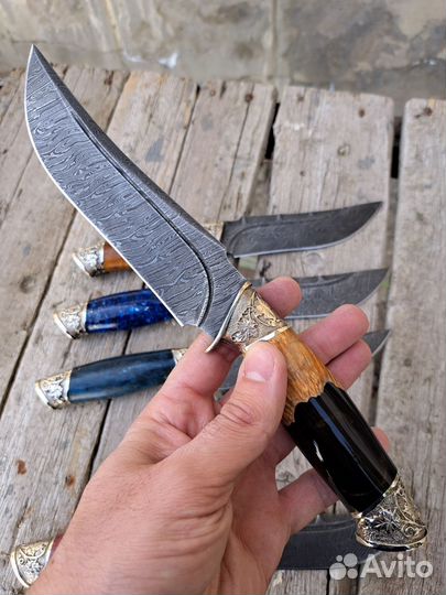 Нож из дамасской стали(широкий ассортимент)