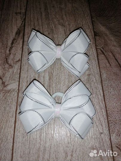 Бантики из репсовой ленты