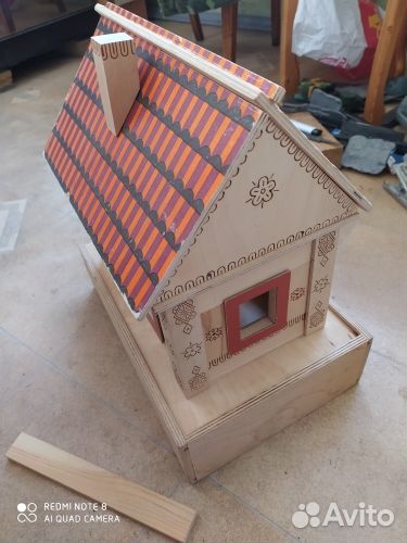 Деревянный конструктор СССР дом сборный