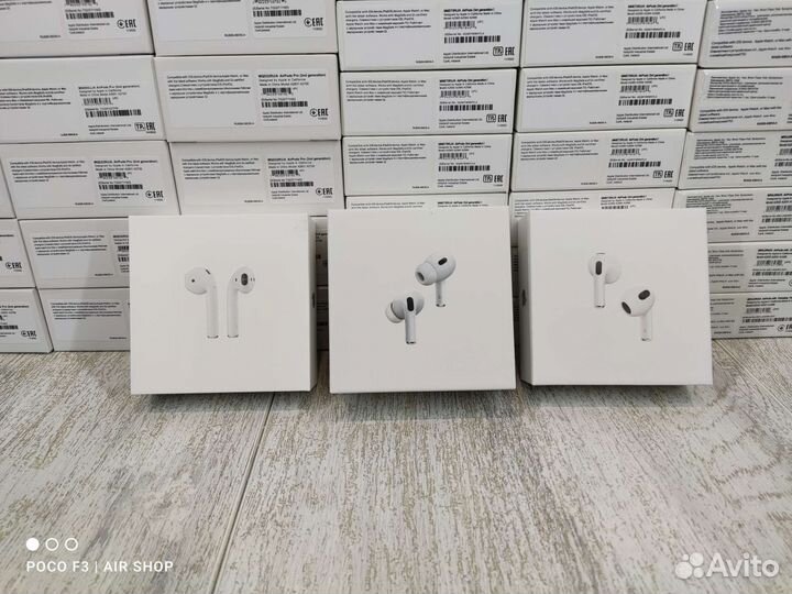 Airpods 2/3/PRO2 Premium (доставка+чехол)