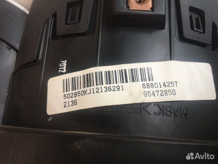 Панель приборов Chevrolet Cruze J305 F16D3 2012