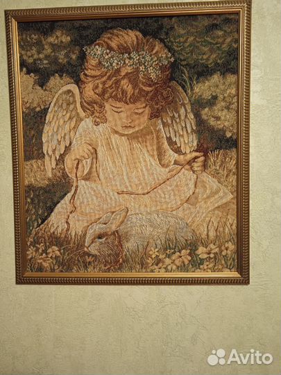 Картина в раме гобелен